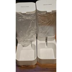 Gravity Pet Feeder and Water Dispenser Set, Automatic Water Large Capacity(3.8L)